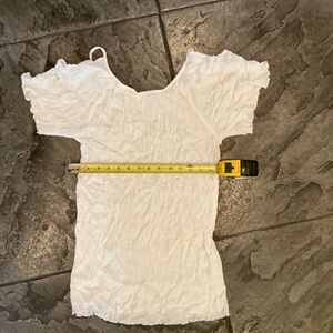 Chic White Ruffled Women's Blouse Pakula.